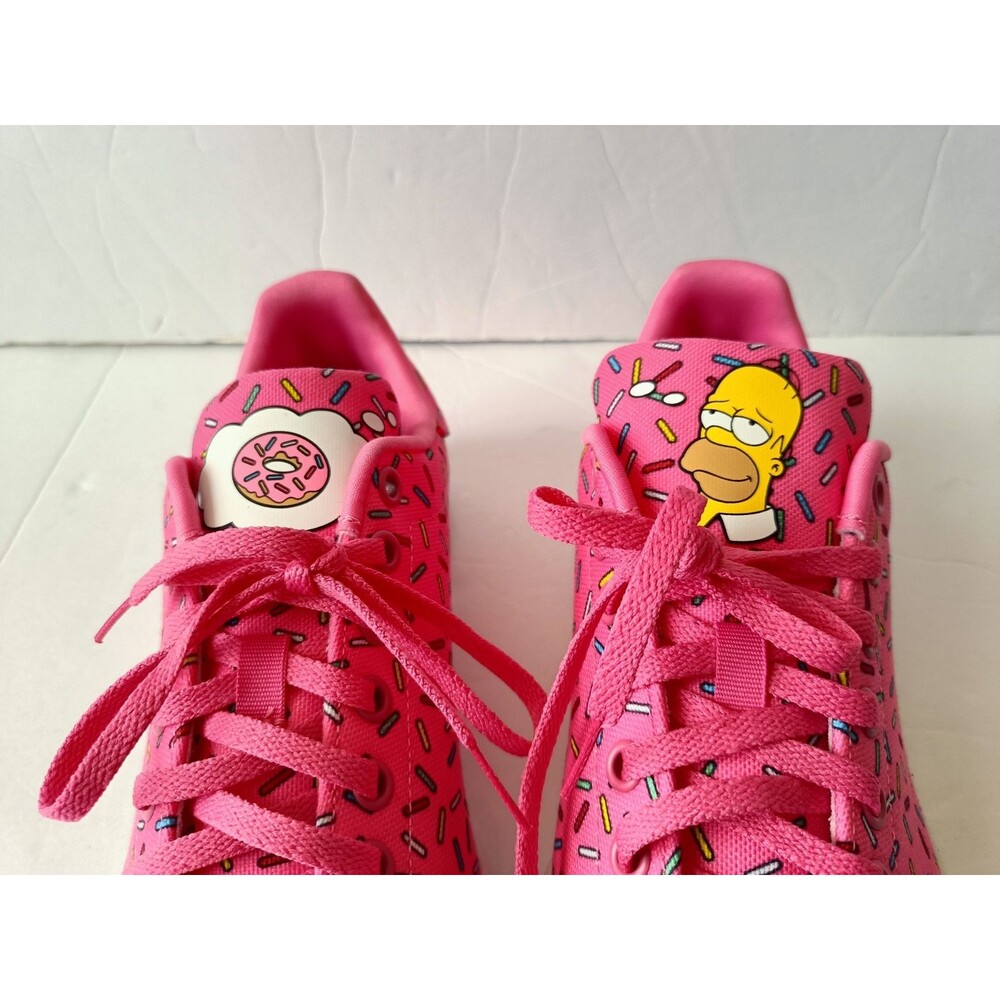 Adidas x The Simpsons Stan Smith J 'Donut Sprinkles Women's Size 7 GV7950 - Picture 2 of 9